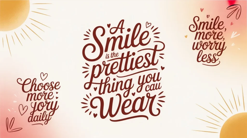 Celebrity-Style Smile Quotes for Instagram Captions