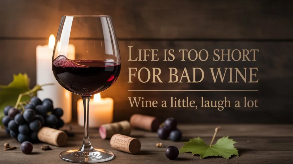 Fall & Cozy Wine Captions for Instagram