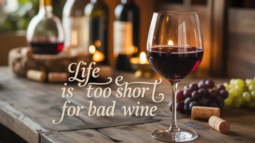 Girly & Glam Wine Captions for Instagram Queens