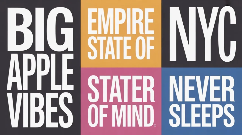 Inspirational Short NYC Captions for Instagram