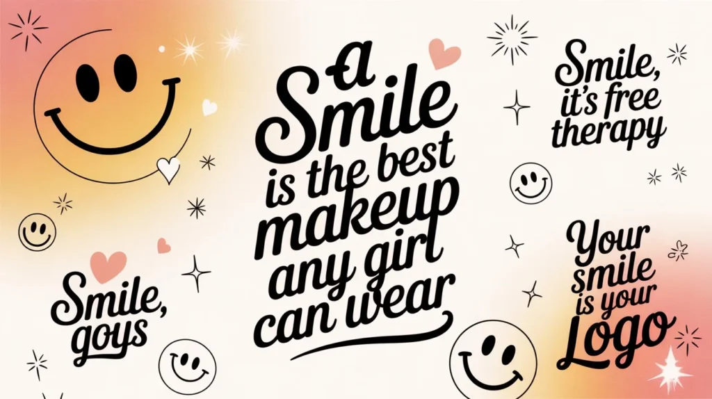Inspirational Smile Quotes for Instagram Captions
