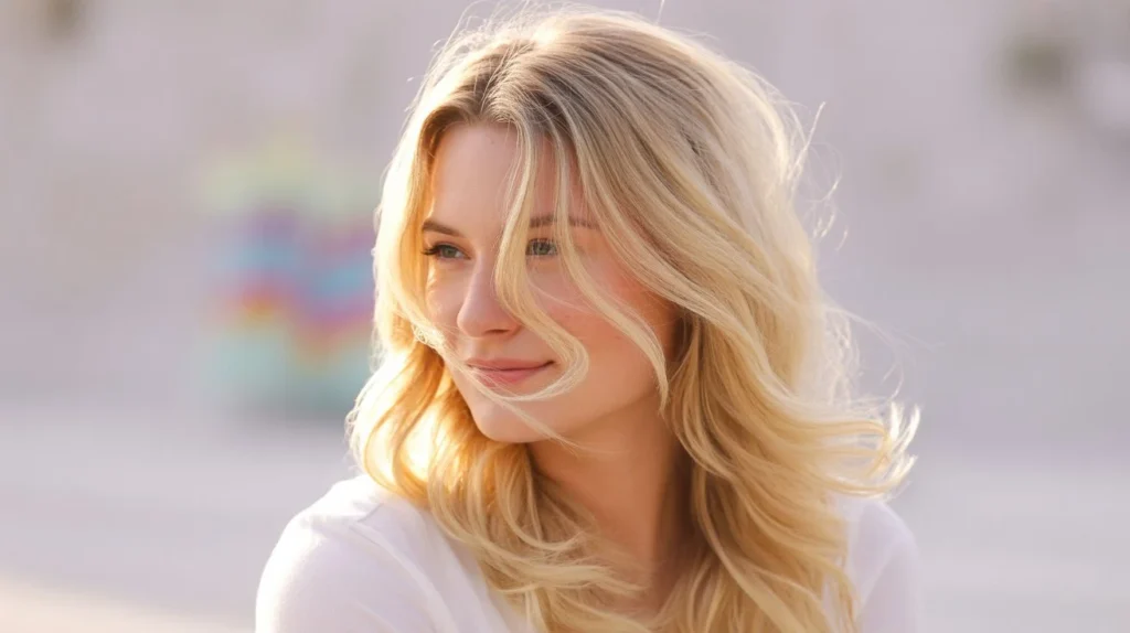 Romantic Blonde Hair Instagram Captions