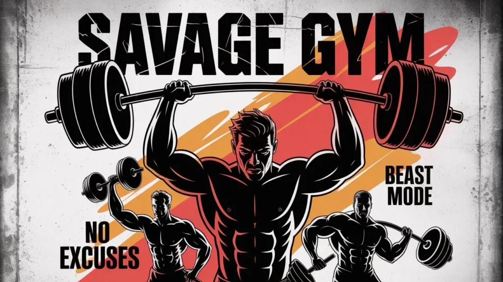 Savage Gym Captions for Transformation Photos