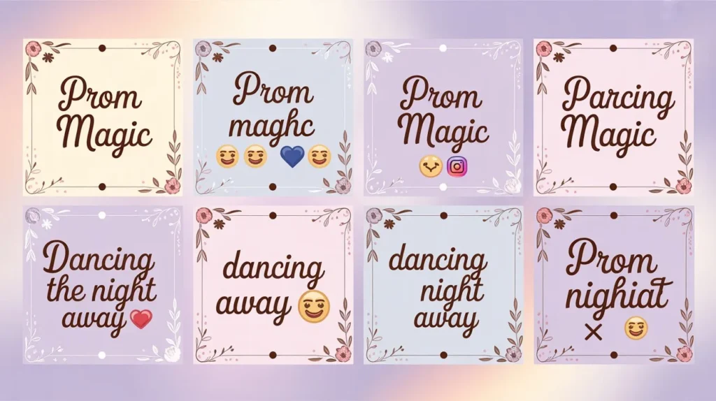 prom instagram captions