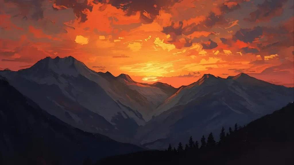 sunset captions for instagram