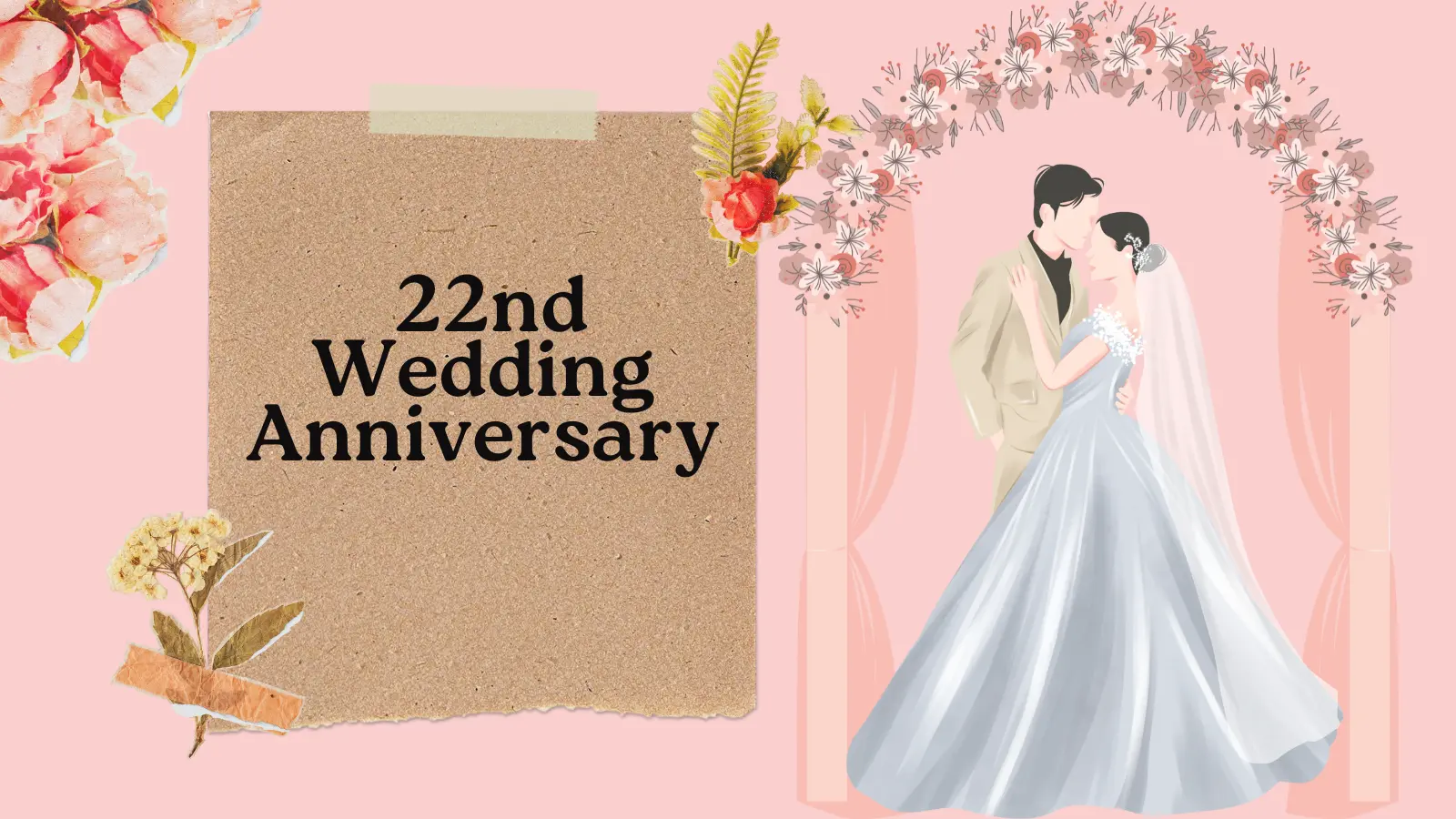 Romantic 22nd Wedding Anniversary