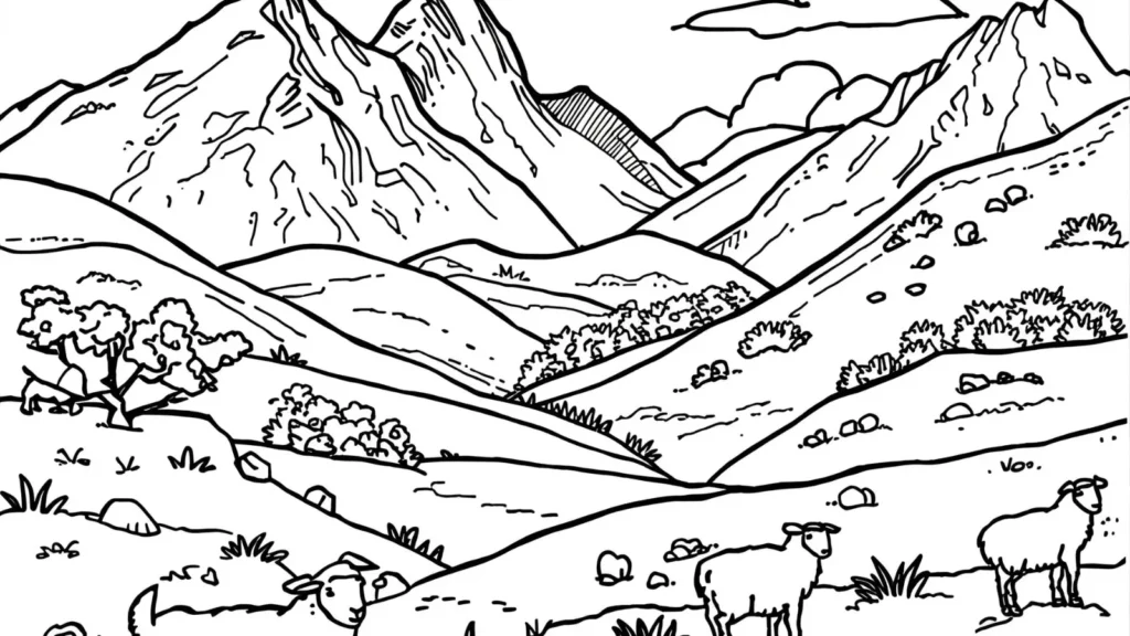 Abraham and Isaac Coloring Pages