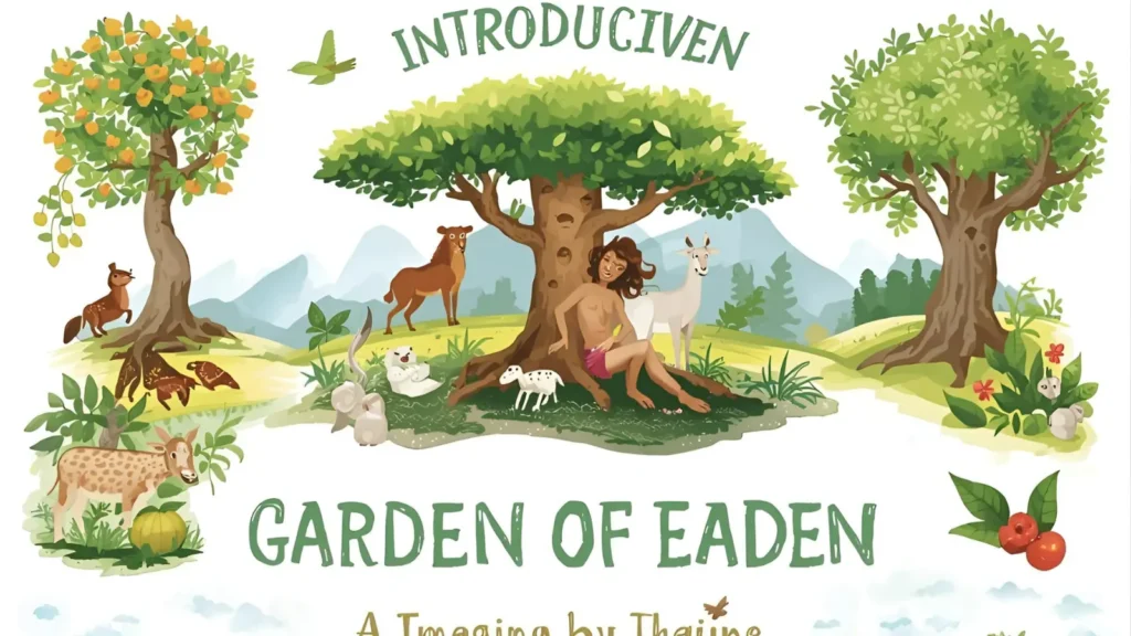 Adam and Eve Coloring Pages