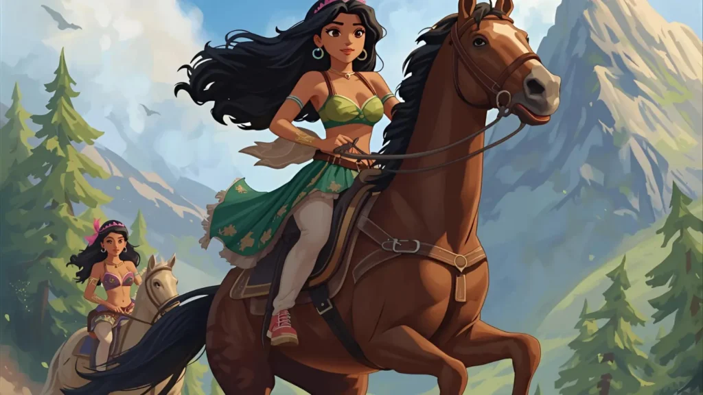 Angel Princess Coloring Page