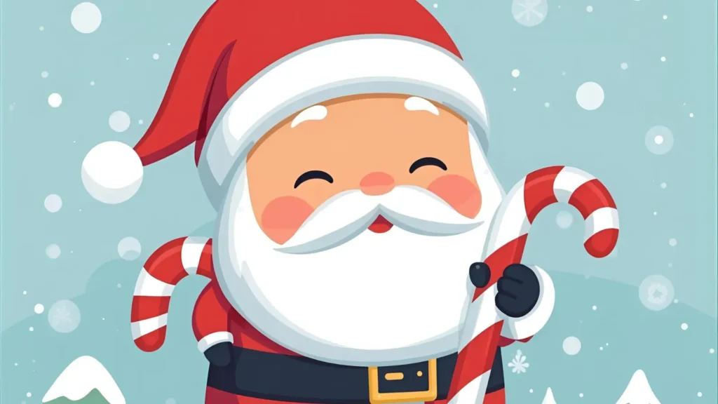 Baby Santa Coloring Page