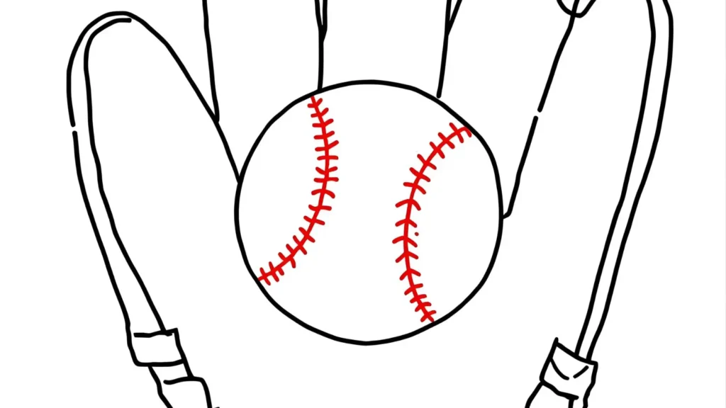 Baseball Glove and Ball