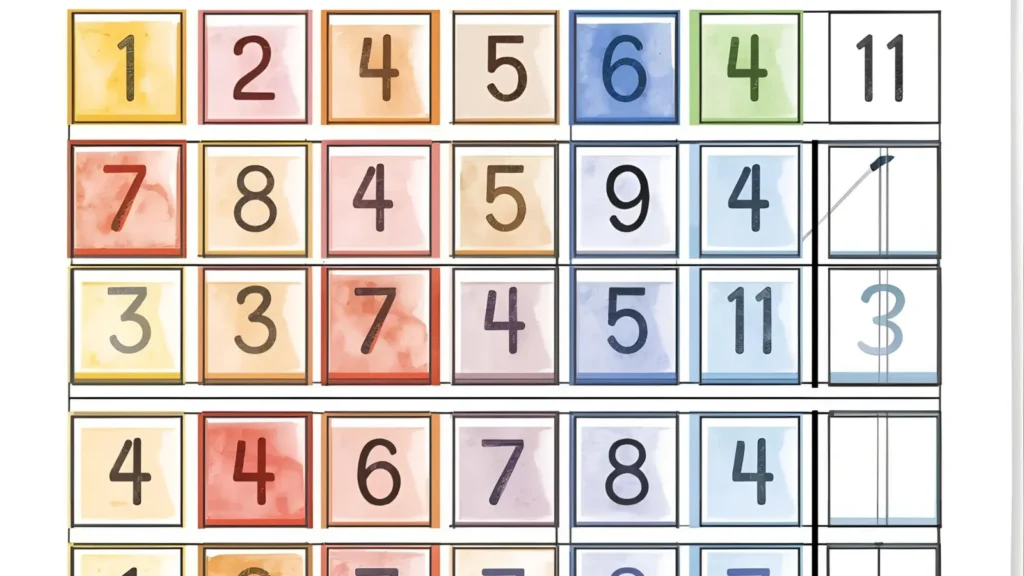 Baseball Scorecard Layout