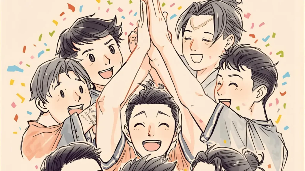 Baseball Team Celebration