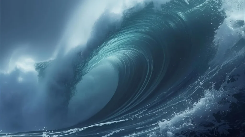 Blue Whale Tail Splash Pages