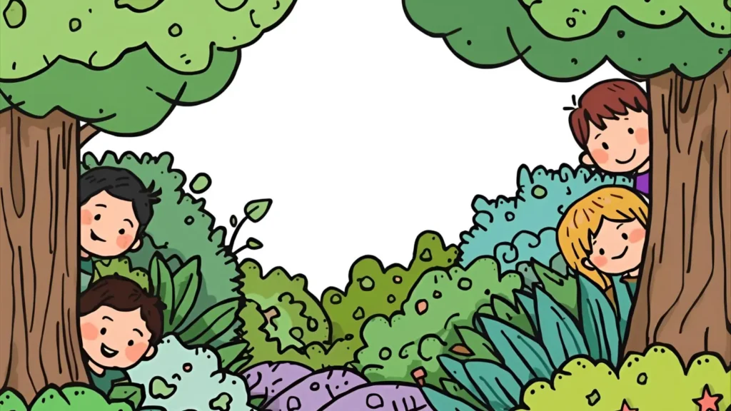 Bluey Hide and Seek Coloring Pages