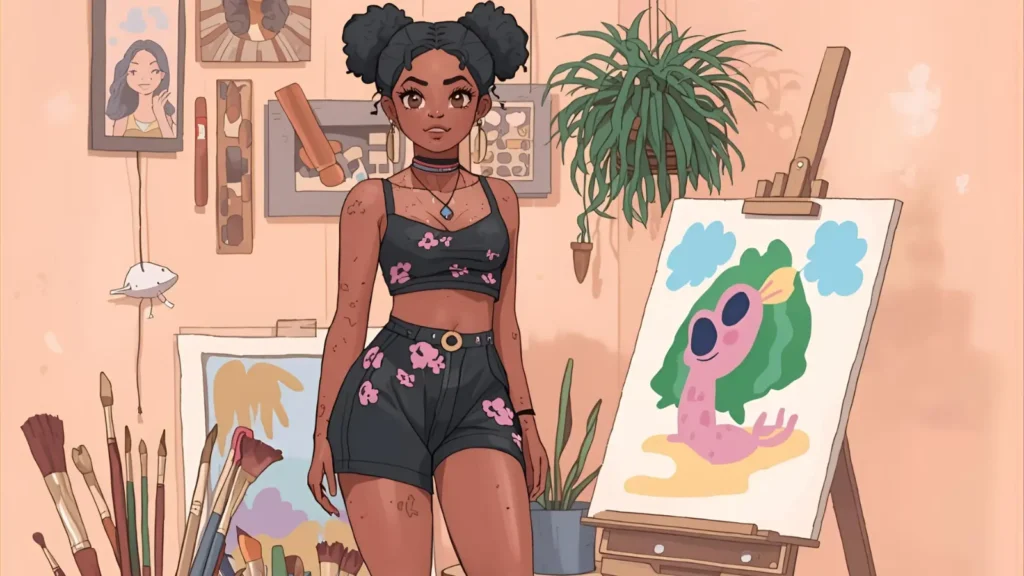 Bratz Art Class Coloring Pages