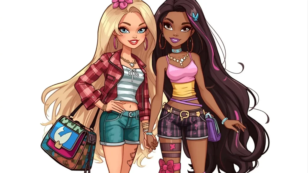 Bratz Best Friends Coloring Pages
