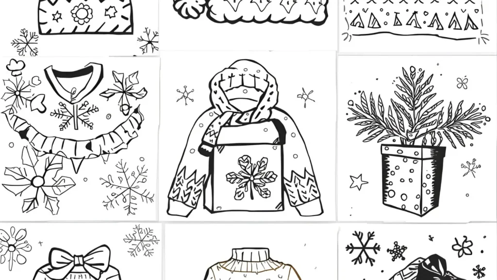Bratz Christmas Coloring Pages