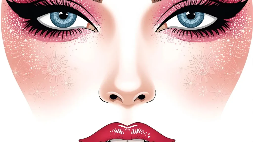 Bratz Makeup Glam Coloring Pages