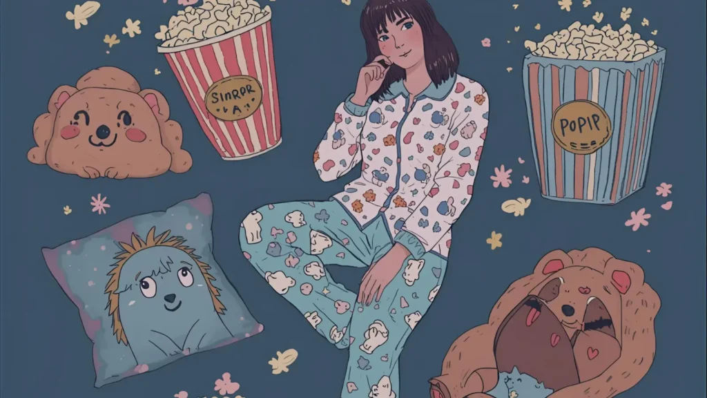 Bratz Pajama Party Coloring Pages