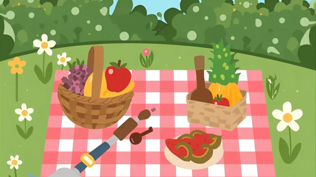 Bratz Picnic Day Coloring Pages