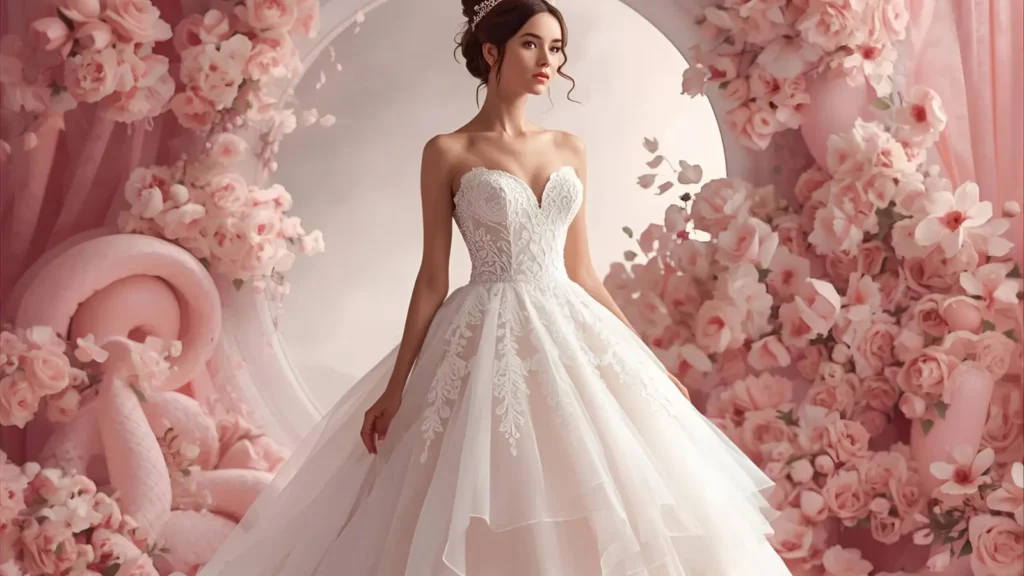 Bratz Wedding Dress Coloring Pages