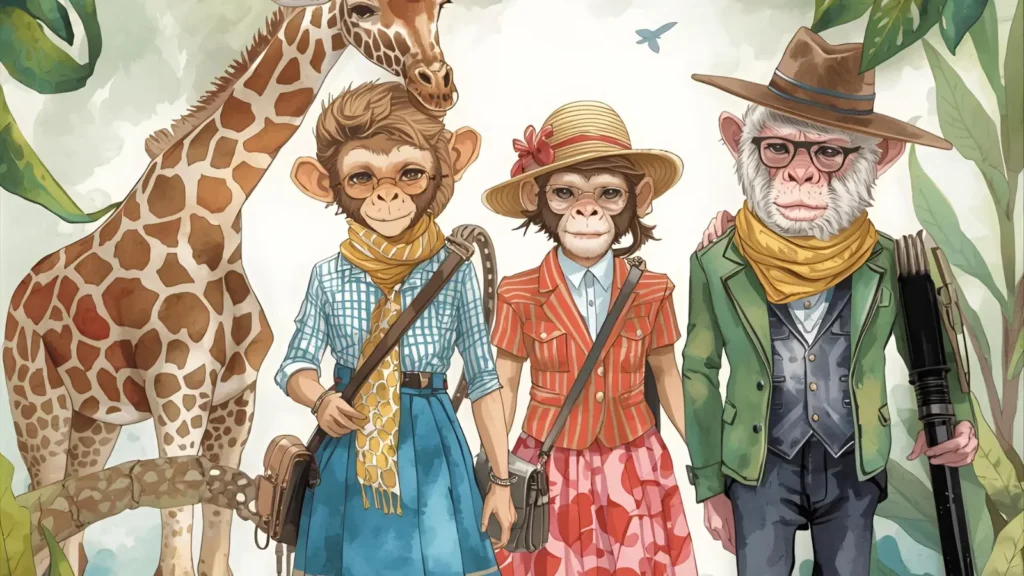 Bratz Zoo Trip Coloring Pages