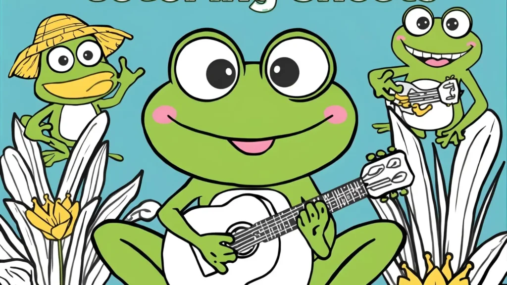 Cartoon Frog Coloring Pages