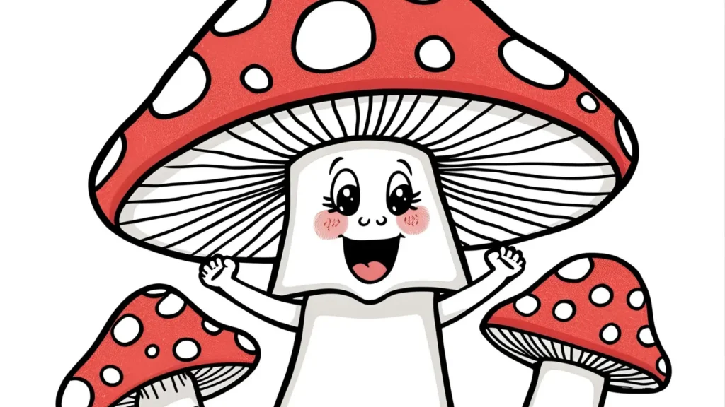 Cartoon Mushroom Pages
