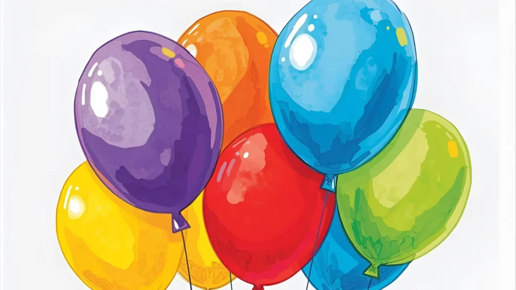 Christam Balloon Coloring Pages