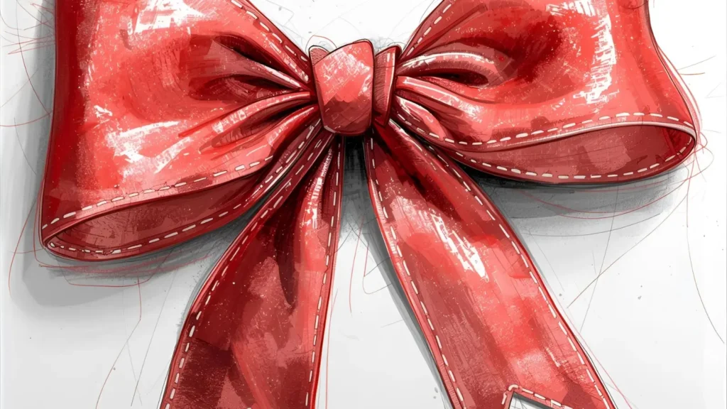 Christam Bow Coloring Pages