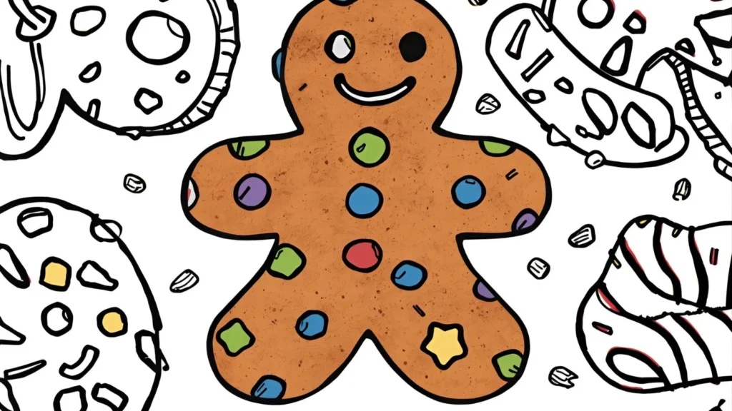Christam Cookie Coloring Pages