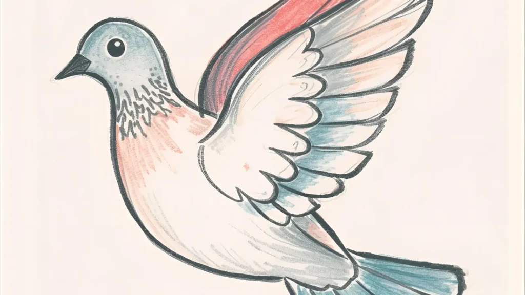 Christam Dove Coloring Pages