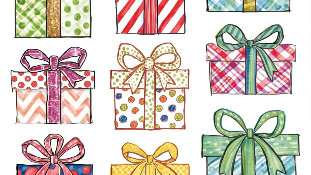 Christam Gift Coloring Pages