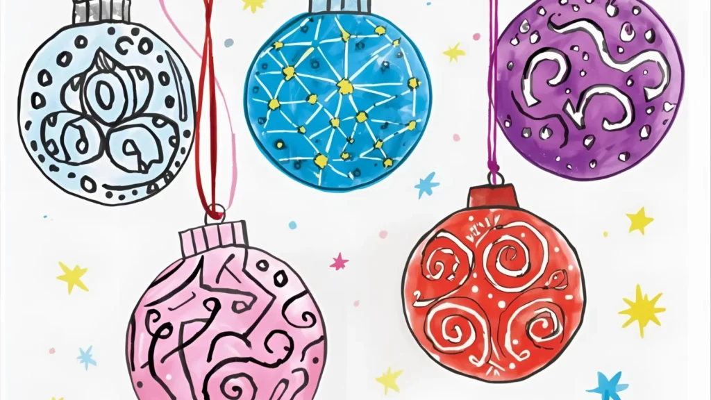 Christam Ornament Coloring Pages