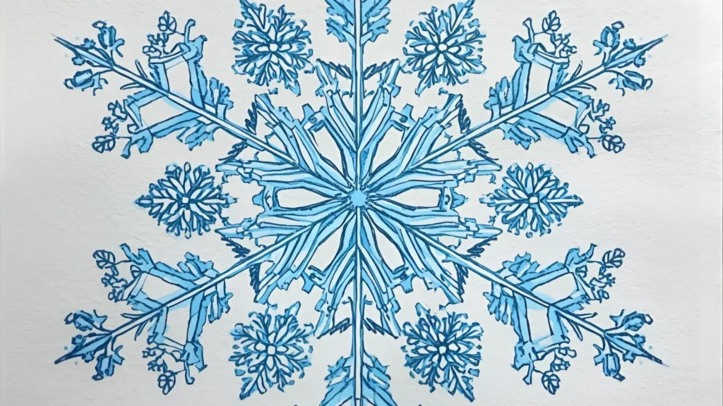 Christam Snowflake Coloring Pages