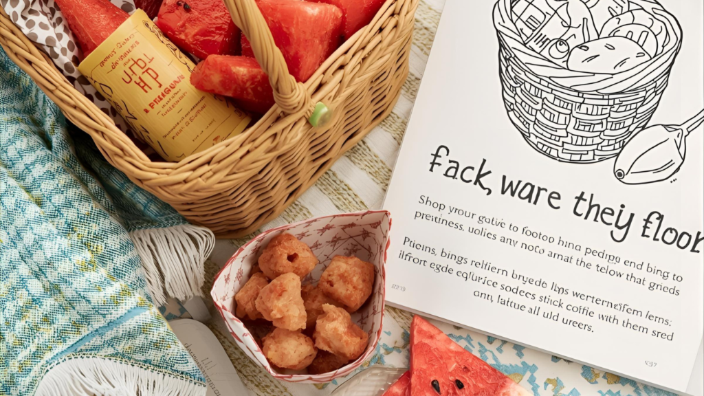 Cocomelon Summer Picnic Coloring Pages