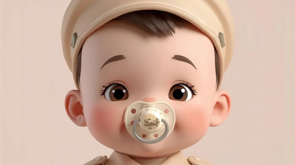 Cute Baby Baseball Player