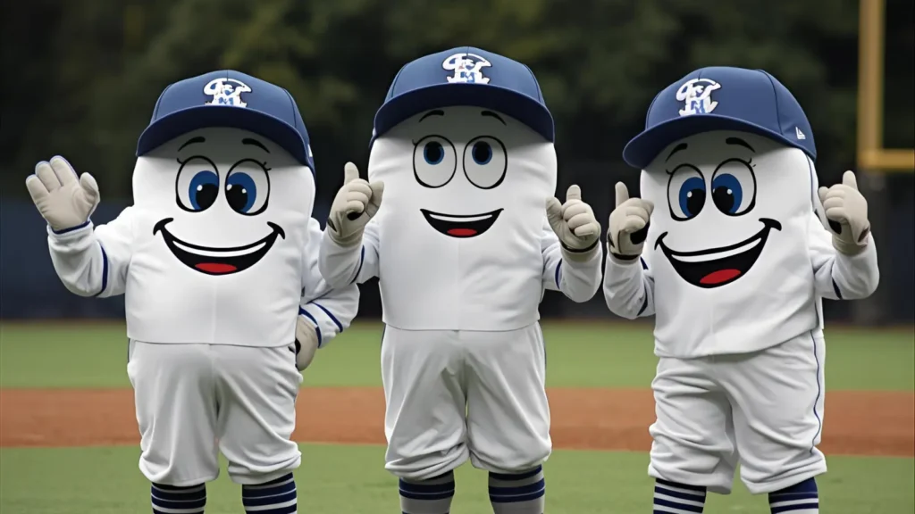 Cute Baseball Mascots