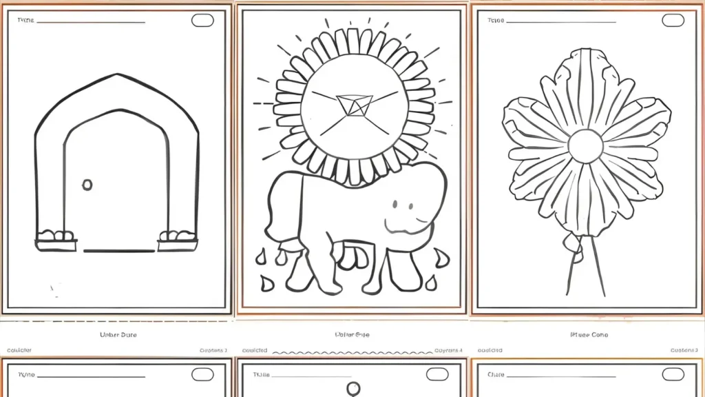 Easy Outline TMNT Pages