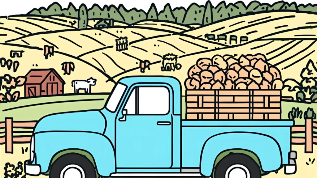Farm Truck Coloring Pages