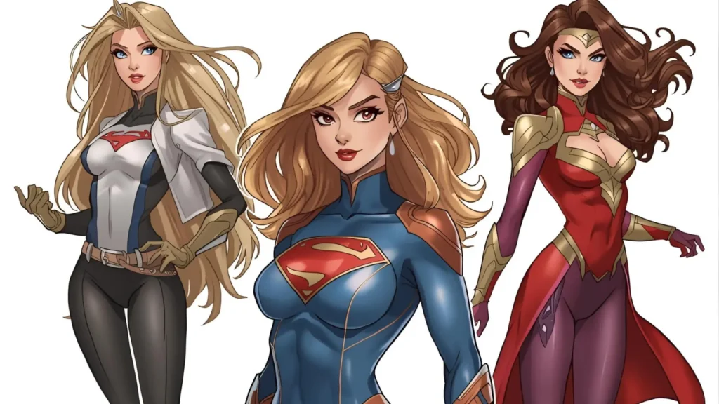 Female Superhero Coloring Pages