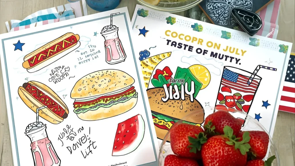 Fourth of July Picnic Food Pages