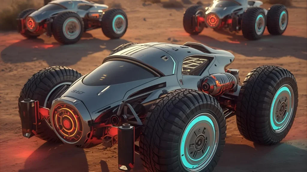 Futuristic Race Car Coloring Page