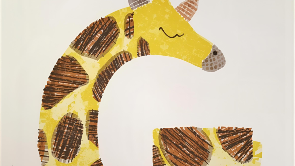 G Is for Giraffe Alphabet Letters Coloring Pages