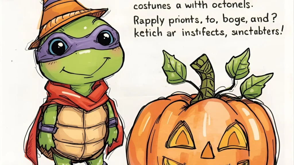 Halloween TMNT Pages