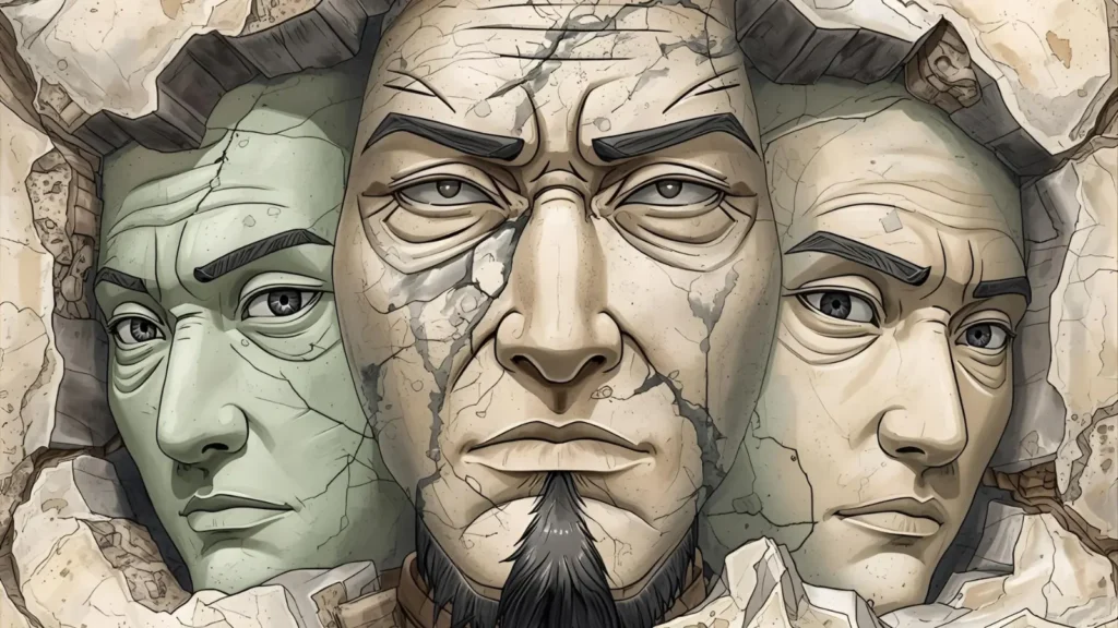 A favorite among fans — the faces of all Hokage carved in stone!
Drawn with mountain-like textures, these pages are great for practicing shading. Browns, grays, and greens bring the monument to life.