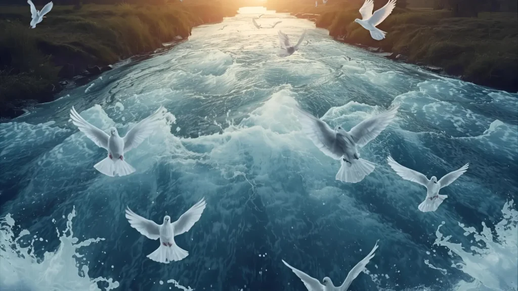 Jesus’ Baptism Coloring Pages