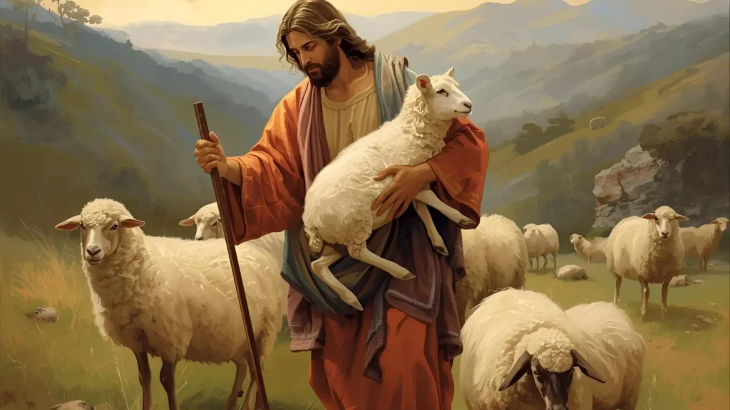 Jesus and the Lost Sheep Coloring Pages