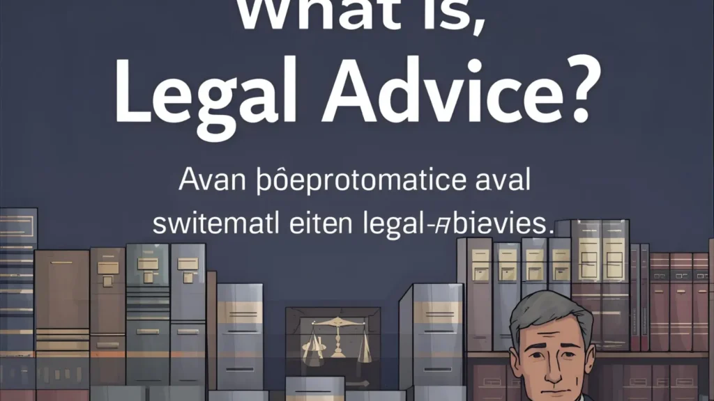 Legal Advice Basics
